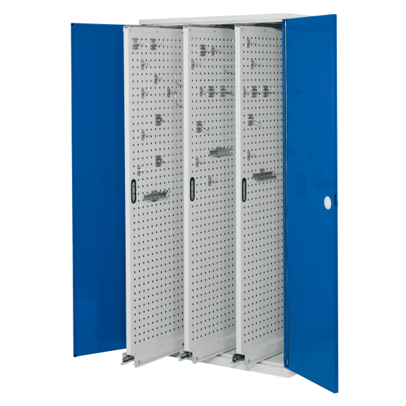 Kappes RasterPlan Vertikalschränke 1950x1000x600mm Modell 85 Doppelwandtüren enzianblau-Beschreibung lesen