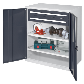 Robuster Beistellschrank ohne Mitteltrennwand 1110x1000x600mm-Beschreibung lesen