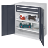 Robuster Beistellschrank ohne Mitteltrennwand 1110x1000x600mm