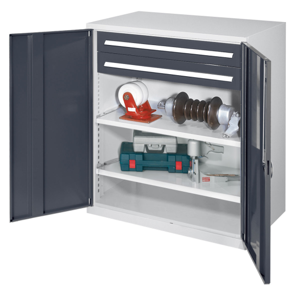 Robuster Beistellschrank ohne Mitteltrennwand 1110x1000x600mm-Beschreibung lesen