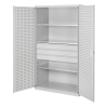 Großvolumenschrank mit Lochplattentüren 1950x1130x590mm