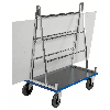 Kongamek Plattenwagen verzinkt 1000x700x1380mm mit Gummibereifung ohne Bremse