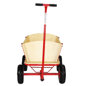 Beachtrekker Style Holz Bollerwagen Handwagen Natur-Beschreibung lesen