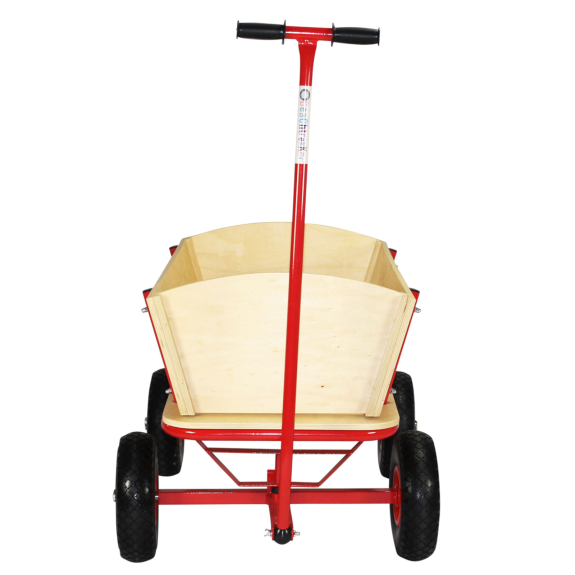 Beachtrekker Style Holz Bollerwagen Handwagen Natur-Beschreibung lesen