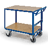 Tischwagen mit Totmannbremse und 2 Ladeflächen 1000x700mm