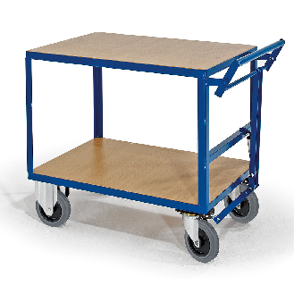 Tischwagen mit Totmannbremse und 2 Ladeflächen 1000x700mm-Beschreibung lesen