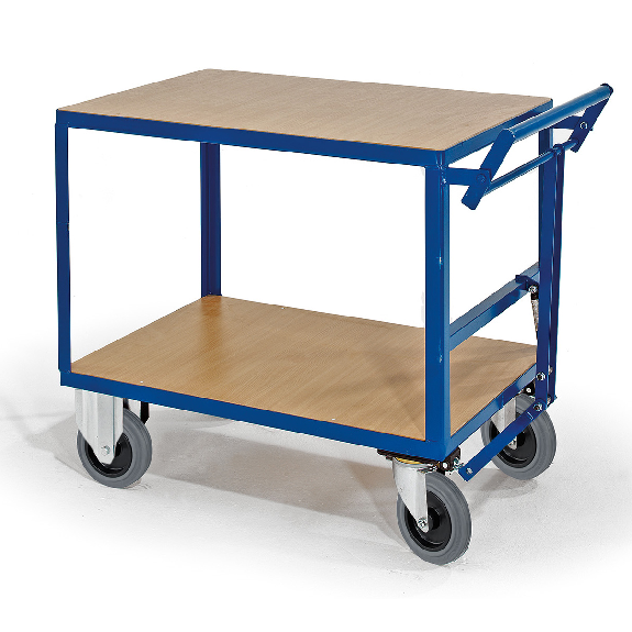 Tischwagen mit Totmannbremse und 2 Ladeflächen 1000x700mm-Beschreibung lesen