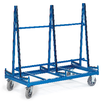 Rollcart Plattenwagen zweiseitig 1200kg Tragkraft 2x1380x270mm-Beschreibung lesen