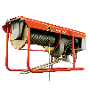 Elektrische Seilwinde 230 V, 0,5 t, 23 m