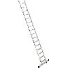 Euroline Premium 30174 Alu Stufenanlegeleiter mit integriertem Anlegegummi 16 Stufen