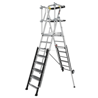 Altrex RolGuard Teleskop Plattformleiter 8/11 Stufen-Beschreibung lesen