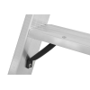 Hymer Plattformleiter mit Kipprollen und langem Handlauf 4 Stufen