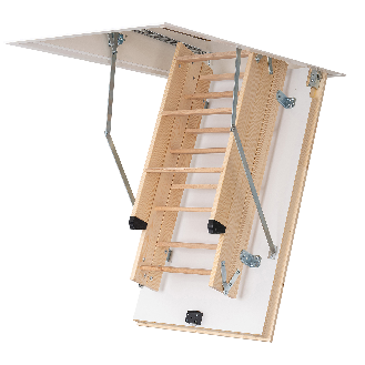 Dolle Bodentreppe extra 3-teilig bis 285cm Raumhöhe mit U-Wert 0,77 Deckenöffnung 130x60cm-Beschreibung lesen