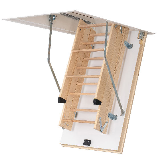 Dolle Bodentreppe extra 3-teilig bis 285cm Raumhöhe mit U-Wert 0,77 Deckenöffnung 130x60cm-Beschreibung lesen