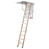 Dolle Bodentreppe clickFIX thermo 3-teilig bis 274cm Raumhöhe mit U-Wert 0,38 Deckenöffnung 120x60cm