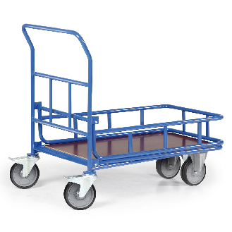 Wagen mit Ladefläche und Geländer 1200x800mm-Beschreibung lesen