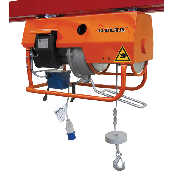 Elektrische Seilwinde 230 V, 0,3 t, 38 m-Beschreibung lesen