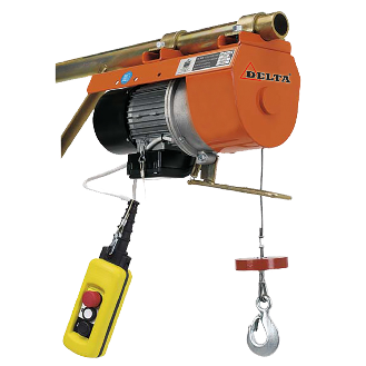 Delta Elektrische Seilwinde DM 230V Tragkraft 0,15t Hubhöhe 16m-Beschreibung lesen