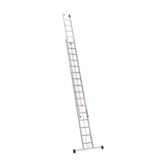 Schiebeleiter mit Seilzug 2x20 Sprossen-Beschreibung lesen