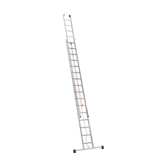 Schiebeleiter mit Seilzug 2x20 Sprossen-Beschreibung lesen