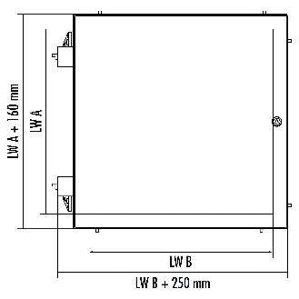 Hailo Schachtabdeckung HS8 ECO Edelstahl rechteckig tagwasserdicht und geruchssicher 1200x1200mm-Beschreibung lesen