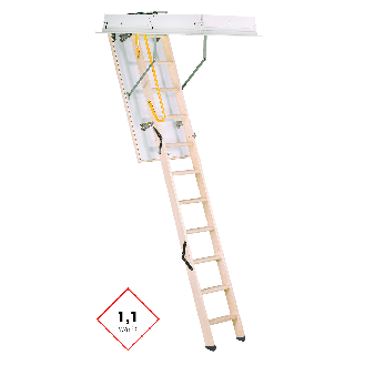 Minka Bodentreppe Euro Trend mit U-Wert 1,1 W/m2K 220-280cm Raumhöhe 120x60cm Deckenöffnung-Beschreibung lesen