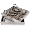 Zarges Aluminium Schachtabdeckung mit Wanne 635 mm x 635 mm