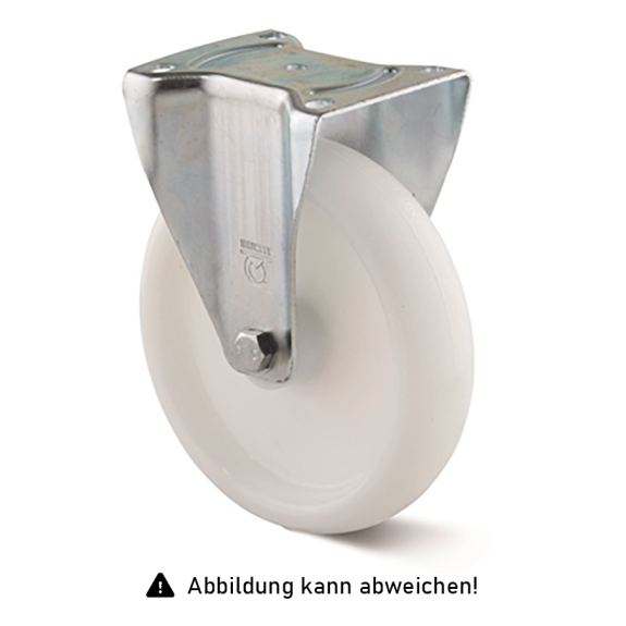 Rollcart Polyamid- Bockrolle Ø80x35mm 150kg Tragkraft-Beschreibung lesen