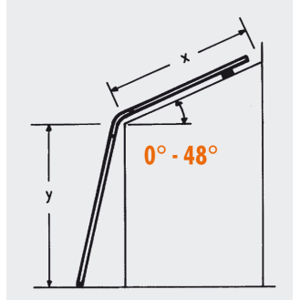 Siedra Wintergarten Glasdachleiter 988 mit Glasauflage 4x4 Sprossen-Beschreibung lesen