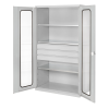 Großvolumenschrank mit Sichtfenstertüren 1950x1130x590mm