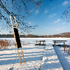 Eisrettungsleiter aus Holz 3,04 m