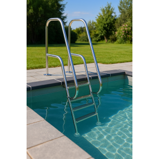 Eichenwald Poolleiter Modell 10 Florida Beckentiefe 2160mm Ausladung 1000mm 8 Stufen-Beschreibung lesen