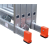 Teleskopleiter aus Aluminium 4x3 Sprossen Teleskopleiter aus Aluminium 4x3 Sprossen