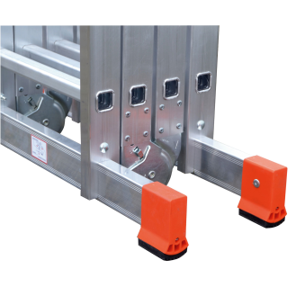 Teleskopleiter aus Aluminium 4x3 Sprossen-Beschreibung lesen