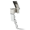 Dolle Flachdachausstieg clickFIX vario Aluminium-Scherentreppe 120 x 60 cm 1 Zwischenrahmen 266  295 cm Raumhöhe
