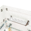 Dolle Flachdachausstieg clickFIX vario Aluminium-Scherentreppe 120 x 60 cm 1 Zwischenrahmen 266  295 cm Raumhöhe