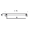 Hailo Schachtabdeckung HS9 Aluminium begehbar, tagwasserdicht mit Schwenkverschluss 1000x1000mm