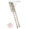 Minka Bodentreppe Tradition aus Fichte mit U-Wert 1,1 W/m2K 220-280cm Raumhöhe 110x70cm Deckenöffnung