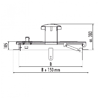 Hailo Schachtabdeckung HS2 Edelstahl 4mm tagwasserdicht, verstärkt 600x600mm mit Isolierung-Beschreibung lesen