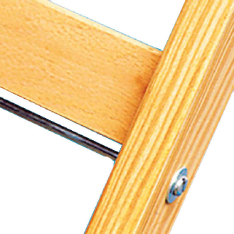 Zarges Holz Anlegeleiter Crestamax L 10 Sprossen-Beschreibung lesen