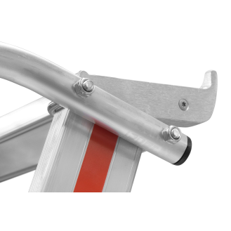Hymer Plattformleiter mit beidseitigem Handlauf und Aluminium Ablageschale 6 Stufen-Beschreibung lesen