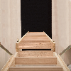 Dolle Bodentreppe clickFIX 2-teilig bis 274cm Raumhöhe mit U-Wert 0,49 Deckenöffnung 140x70cm