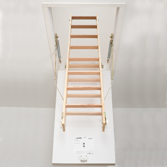 Dolle Bodentreppe clickFIX 2-teilig bis 274cm Raumhöhe mit U-Wert 0,49 Deckenöffnung 140x70cm-Beschreibung lesen