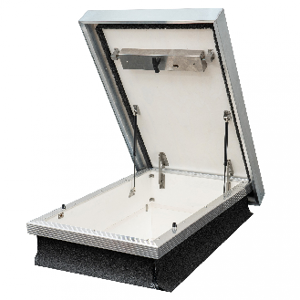 Dolle Flachdachausstieg mit Bodentreppe clickFIX 3-teilig 120x70cm mit U-Wert 0,49 Konstruktionshöhe 76,8-100,8cm-Beschreibung lesen