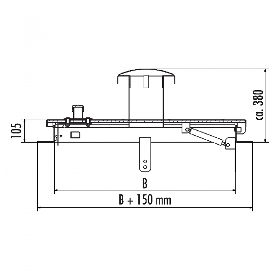 Hailo Schachtabdeckung HS1 Edelstahl 2mm tagwasserdicht 800x800mm geschlossen-Beschreibung lesen