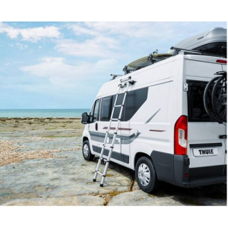 Teleskopleiter 9 Stufen für Wohnmobil-Beschreibung lesen