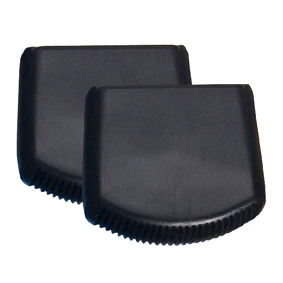 Iller Außenschuhe für Sprossen- und Stufenstehleitern 72-75x25mm Holmgröße in schwarz 2 Stück-Beschreibung lesen