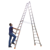 Siedra Teleskopleiter 985 4x8 Sprossen