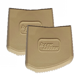 Iller Außenschuhe für Sprossen- und Stufenstehleitern 56x22mm Holmgröße in beige 2 Stück-Beschreibung lesen