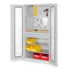 Kappes RasterPlan Schubladenschränke 1950x1000x600mm Sichtfenstertüren Modell 34 lichtgrau